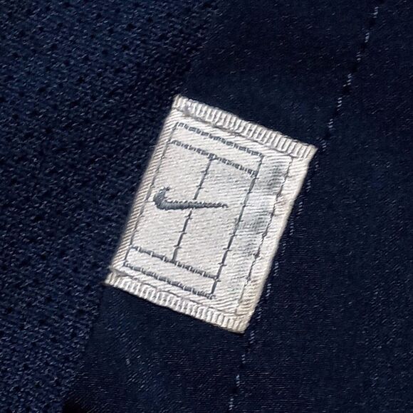 Vintage Nike Court Y2K Blue Fit Dry Drawstring Tennis Shorts - Men's Size XL - Picture 3 of 9